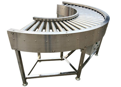 curve roller conveyor